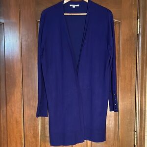 Chico's Purple Women's Long Cardigan Sweater Size Chico's 3 Size XL